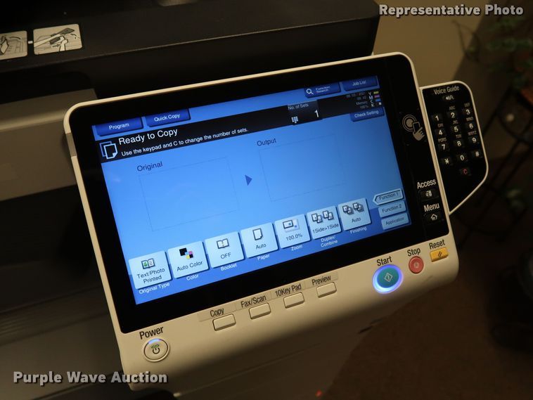 image for item KQ9821 2019 Konica Minolta BizHub C458  multi-function copier