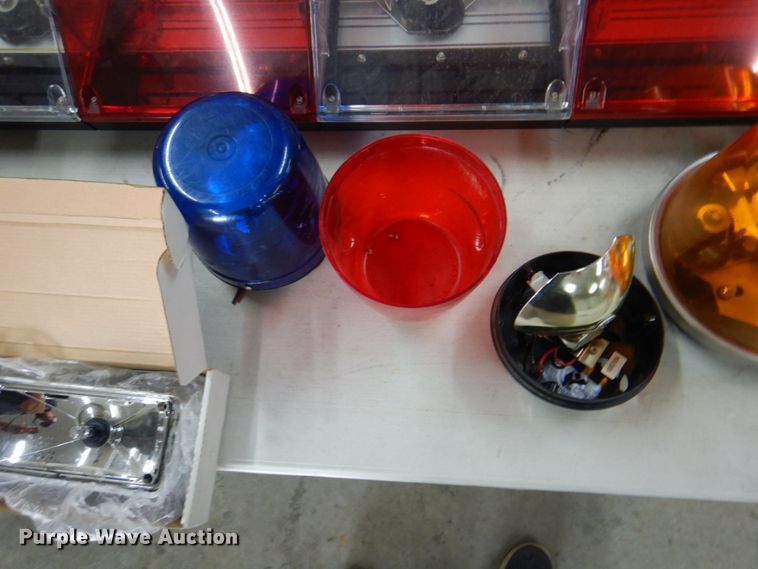 image for item KW9929 Approximately 10 emergency vehicle lights