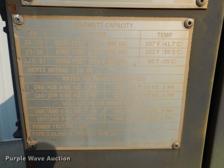 image for item KW9933 Hollingsworth MEP-005A  generator