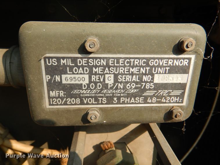 image for item KW9933 Hollingsworth MEP-005A  generator