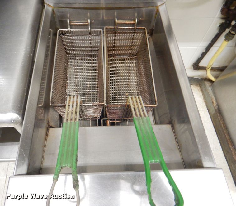 image for item KX9699 Frymaster MJ145ESD  double basket fryer