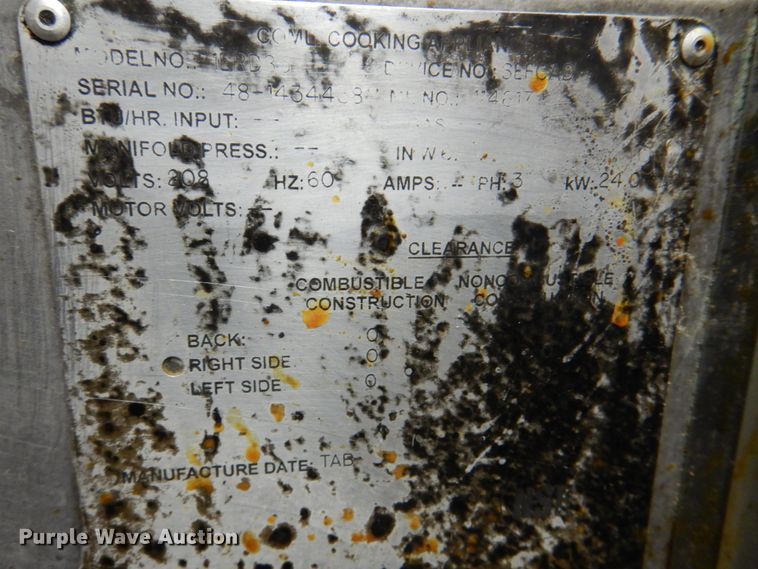 image for item KX9707 Vulcan  fryer