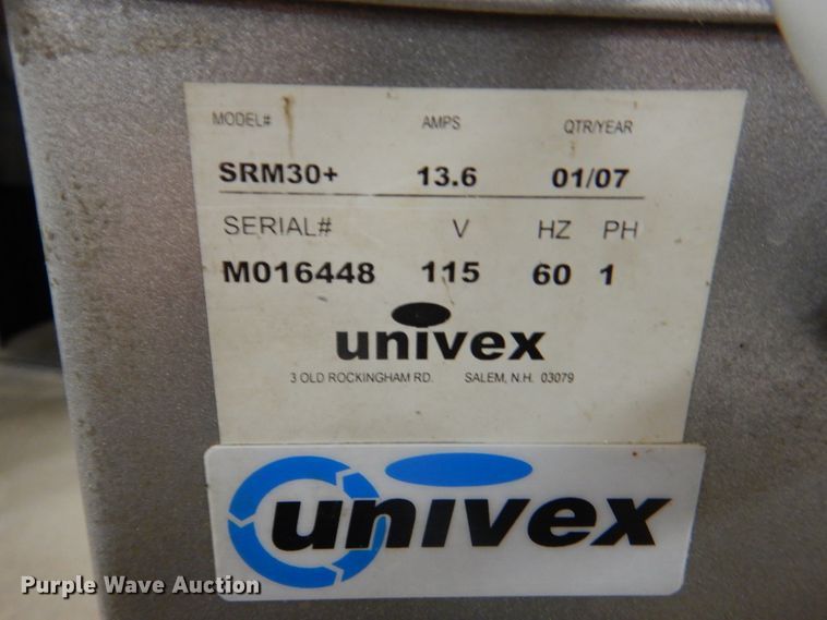image for item KX9708 Univex SRM30+  mixer