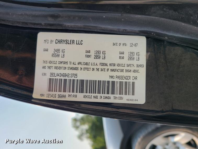 image for item L1281 2008 Dodge Charger