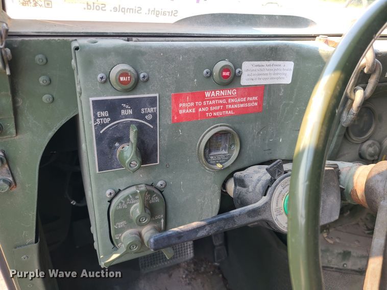 image for item L1282 Am General HMMWV M998 SUV