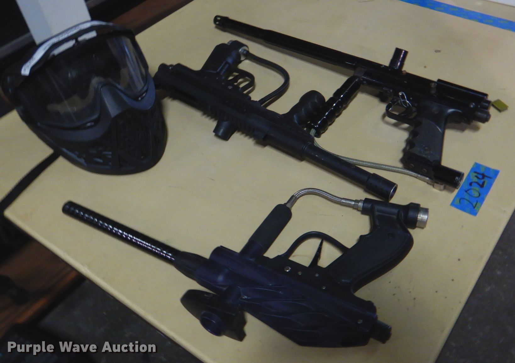 (3) paintball guns in Tulsa, OK Item ID9050 sold Purple Wave