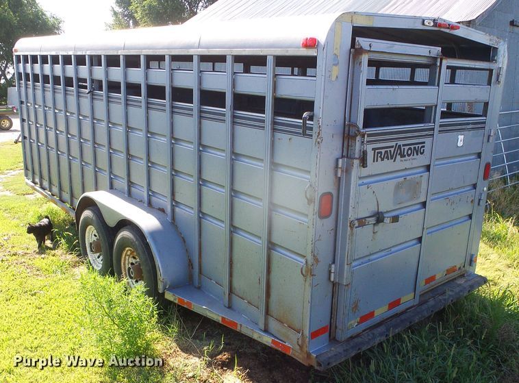 image for item DI5680 1998 Travalong  livestock trailer