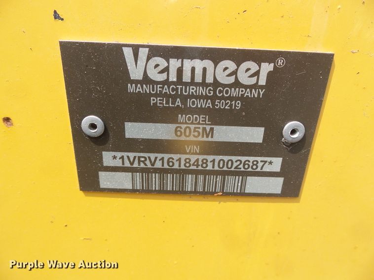 image for item DI5685 Vermeer 605M  round baler