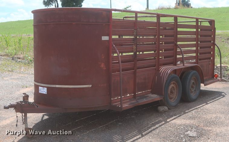 image for item DJ1934 W-W  livestock trailer
