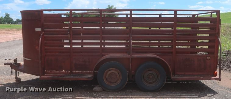 image for item DJ1934 W-W  livestock trailer