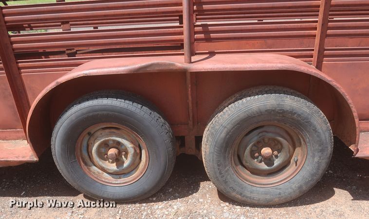 image for item DJ1934 W-W  livestock trailer