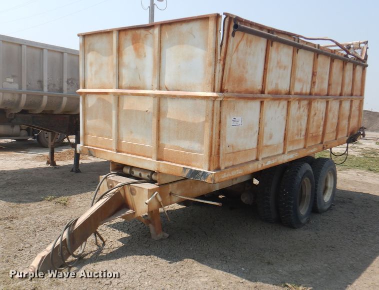 image for item DK8130 Shop built dump trailer
