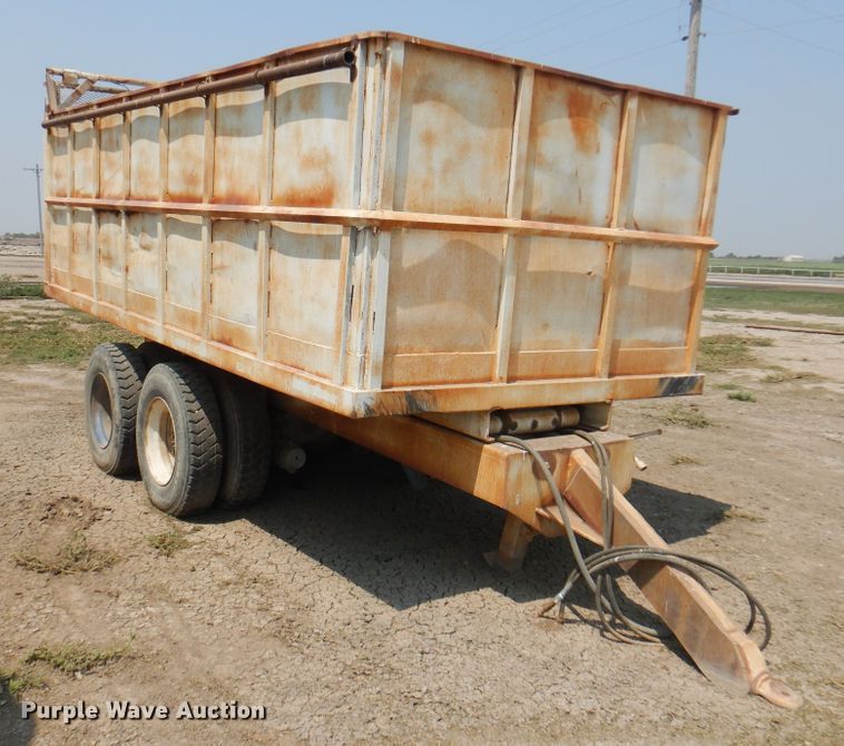 image for item DK8130 Shop built dump trailer
