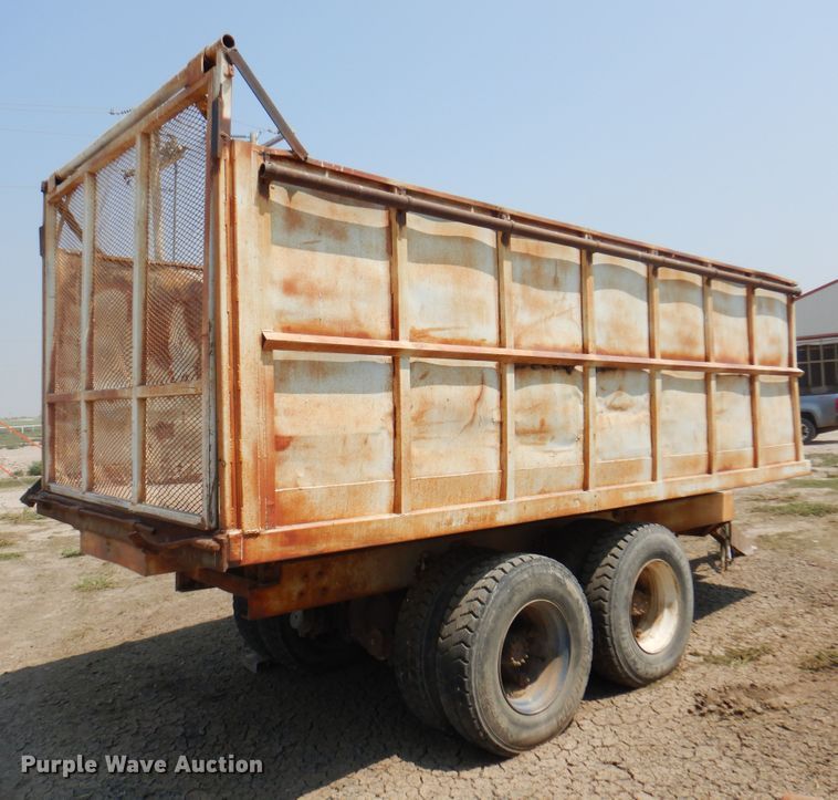 image for item DK8130 Shop built dump trailer
