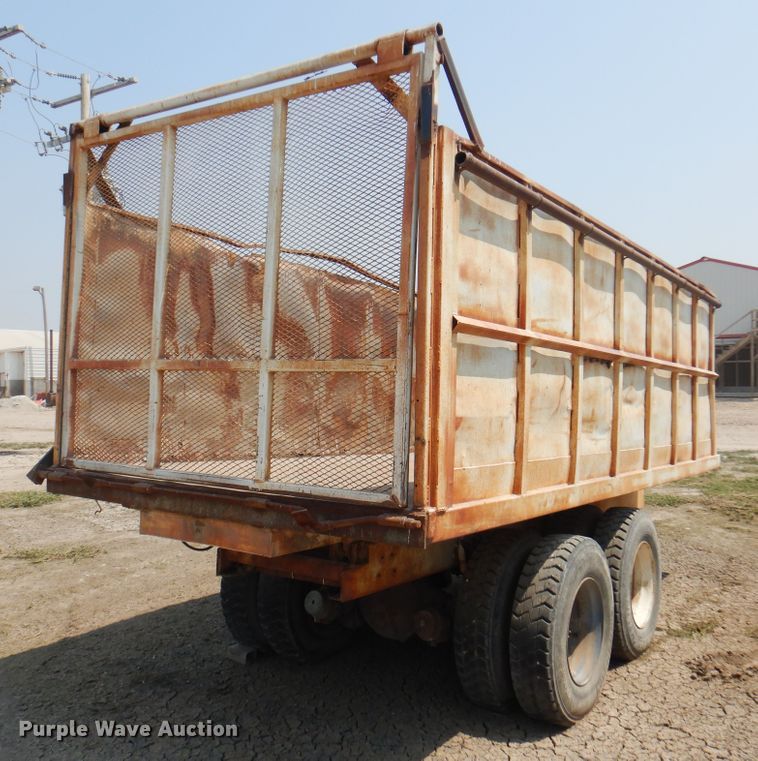 image for item DK8130 Shop built dump trailer