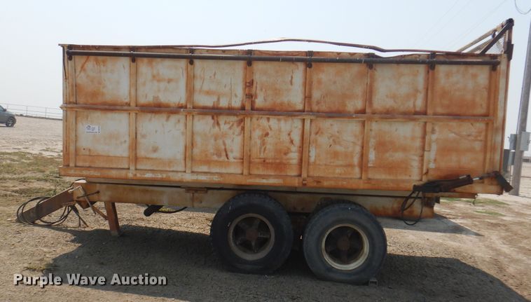 image for item DK8130 Shop built dump trailer