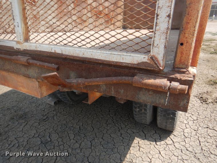 image for item DK8130 Shop built dump trailer
