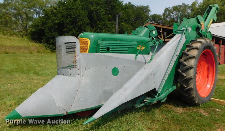 image for item DK8636 Oliver 70  tractor with Oliver Model 4 corn picker