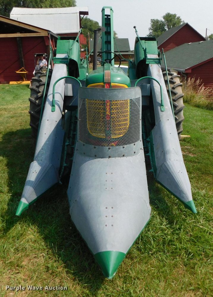 image for item DK8636 Oliver 70  tractor with Oliver Model 4 corn picker