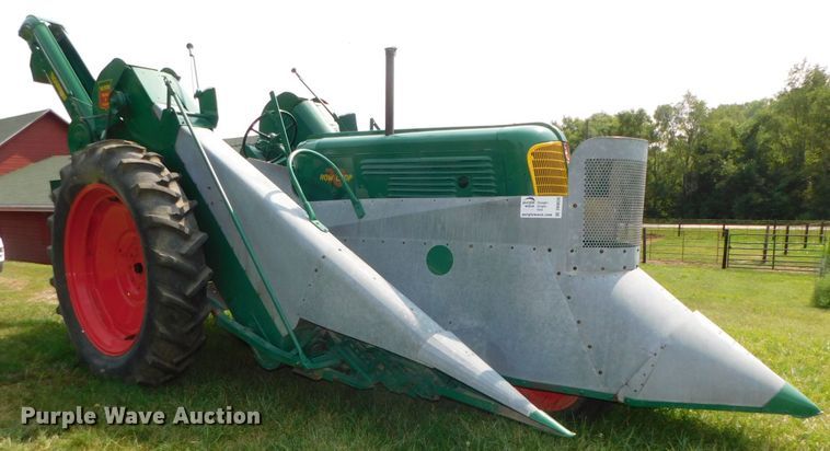 image for item DK8636 Oliver 70  tractor with Oliver Model 4 corn picker