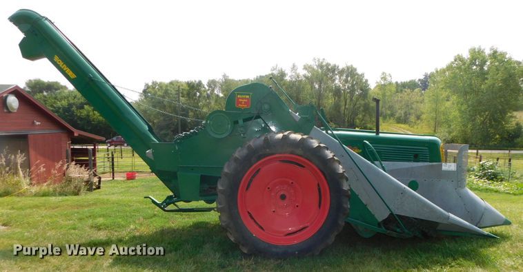 image for item DK8636 Oliver 70  tractor with Oliver Model 4 corn picker