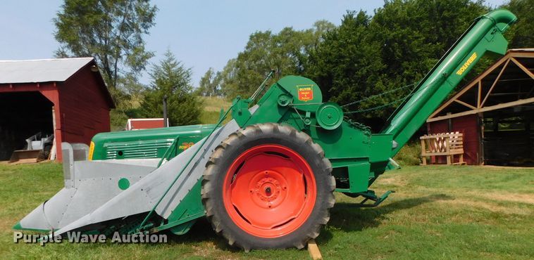 image for item DK8636 Oliver 70  tractor with Oliver Model 4 corn picker