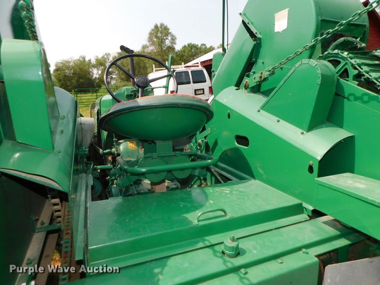 image for item DK8636 Oliver 70  tractor with Oliver Model 4 corn picker