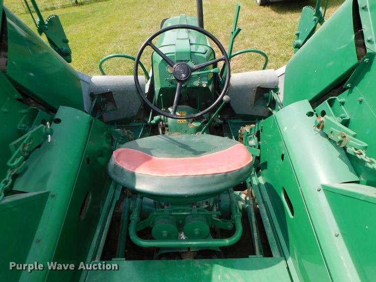 image for item DK8636 Oliver 70  tractor with Oliver Model 4 corn picker