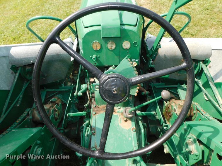 image for item DK8636 Oliver 70  tractor with Oliver Model 4 corn picker