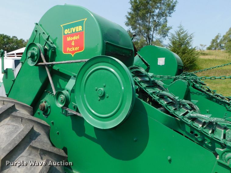 image for item DK8636 Oliver 70  tractor with Oliver Model 4 corn picker