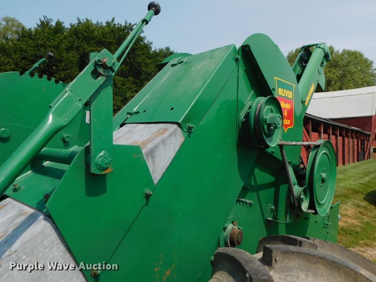 image for item DK8636 Oliver 70  tractor with Oliver Model 4 corn picker