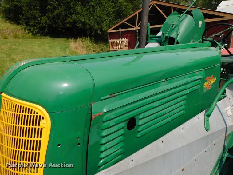 image for item DK8636 Oliver 70  tractor with Oliver Model 4 corn picker