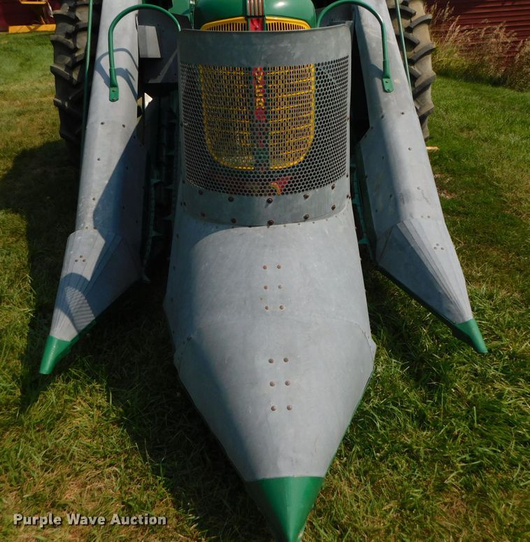 image for item DK8636 Oliver 70  tractor with Oliver Model 4 corn picker