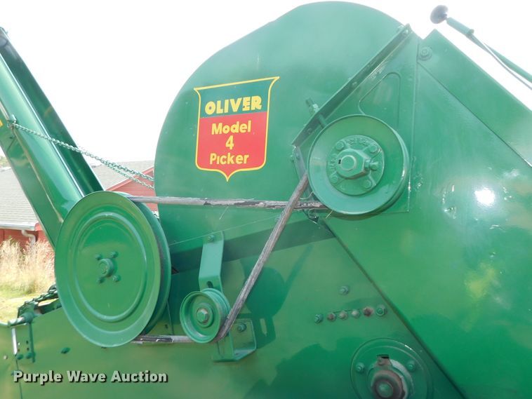 image for item DK8636 Oliver 70  tractor with Oliver Model 4 corn picker