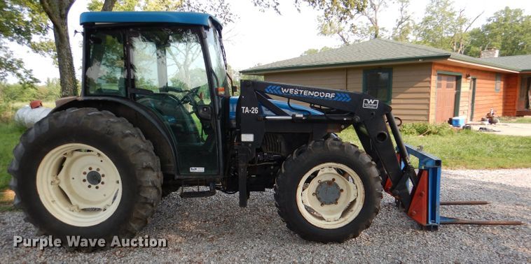 image for item DM1265 New Holland TN75S  MFWD tractor