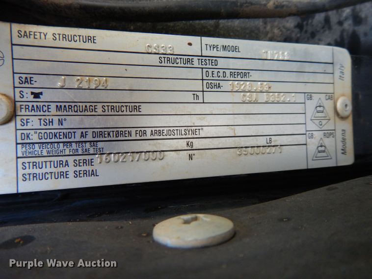 image for item DM1265 New Holland TN75S  MFWD tractor