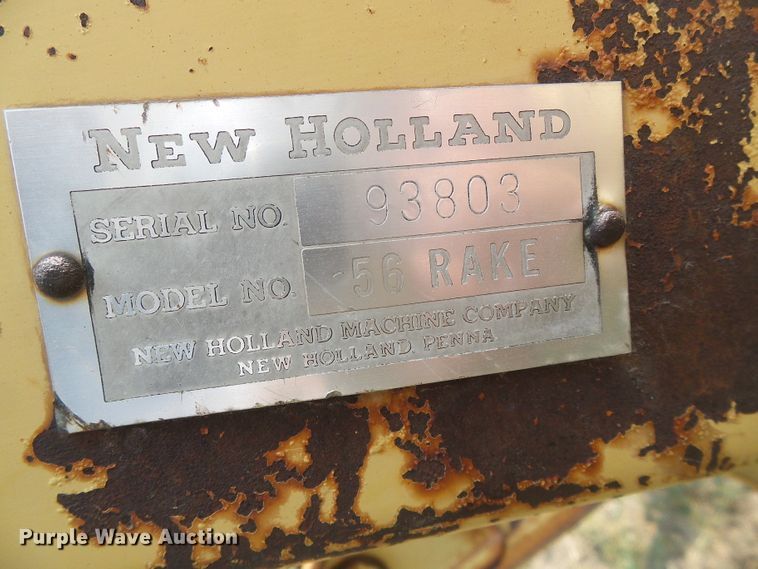 image for item GR9494 New Holland 56  hay rake