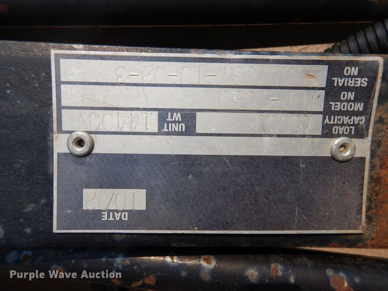 image for item IN9811 2003 CH TLR-1050  roll-off grain trailer