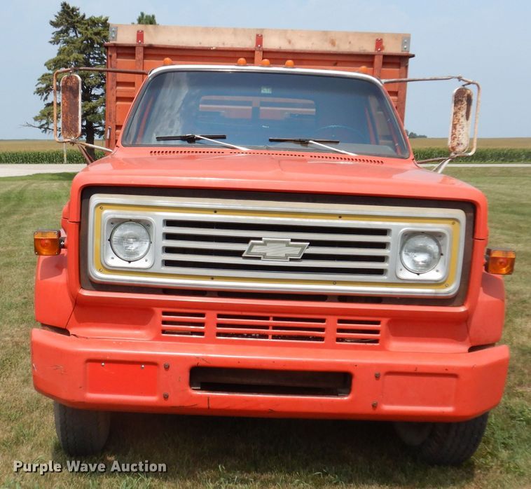 image for item IN9830 1975 Chevrolet C60  grain truck