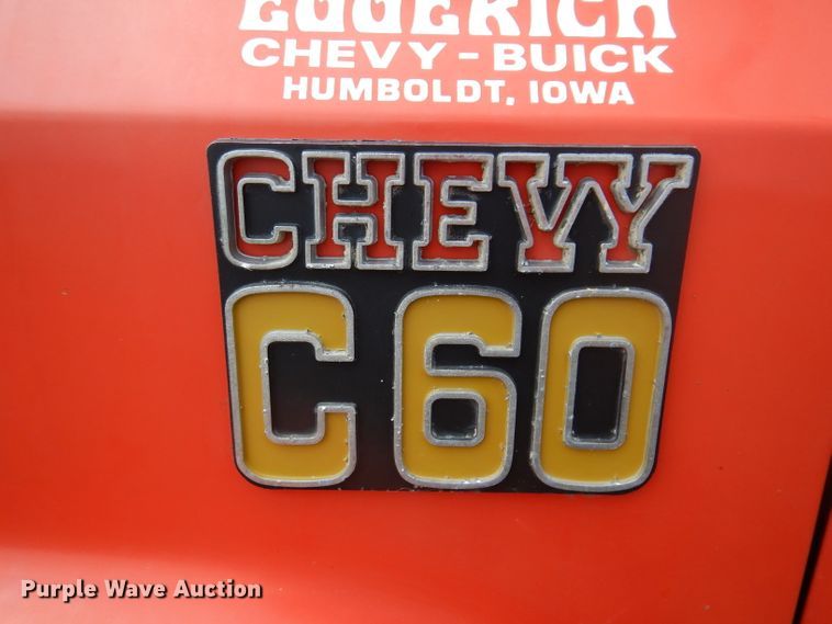 image for item IN9830 1975 Chevrolet C60  grain truck