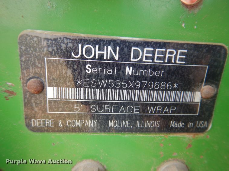 image for item IN9832 1994 John Deere 535  round baler