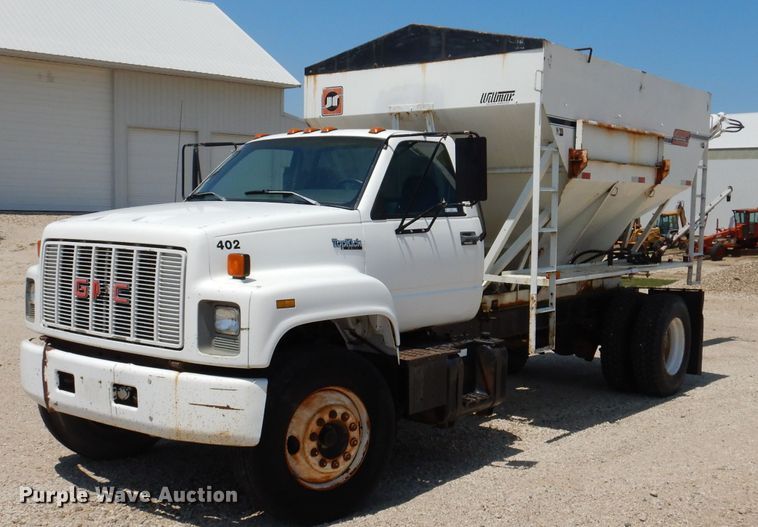 image for item IQ9703 1994 GMC TopKick C6500  seed tender truck