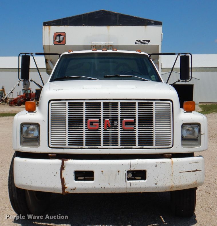image for item IQ9703 1994 GMC TopKick C6500  seed tender truck