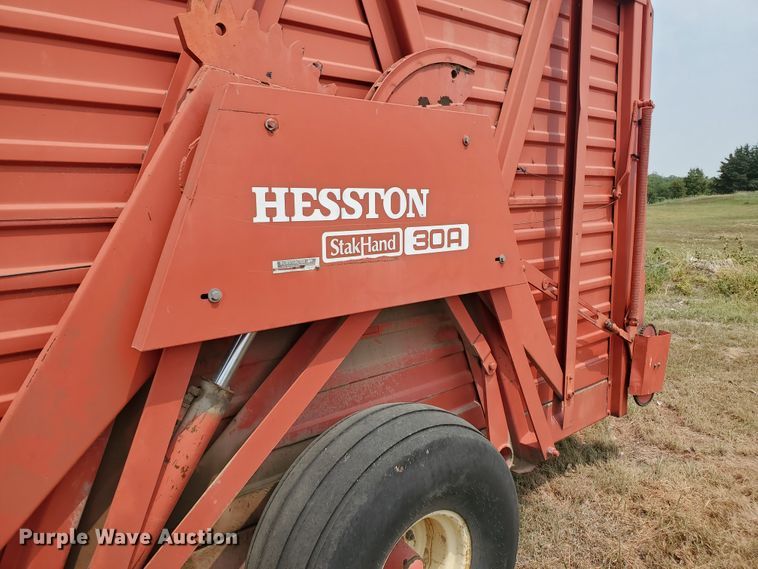 image for item JM9565 Hesston Stakhand 30A  hay stacker
