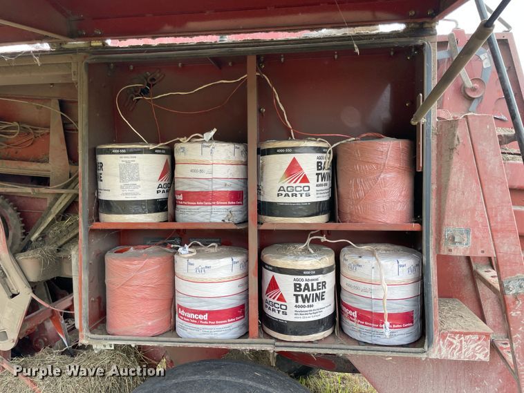 image for item KK9563 2003 Hesston 4760  large square baler