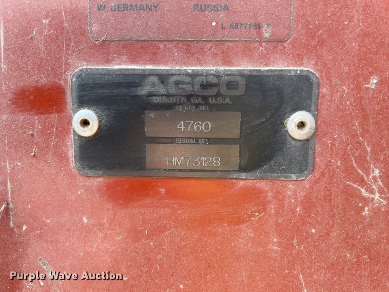 image for item KK9563 2003 Hesston 4760  large square baler