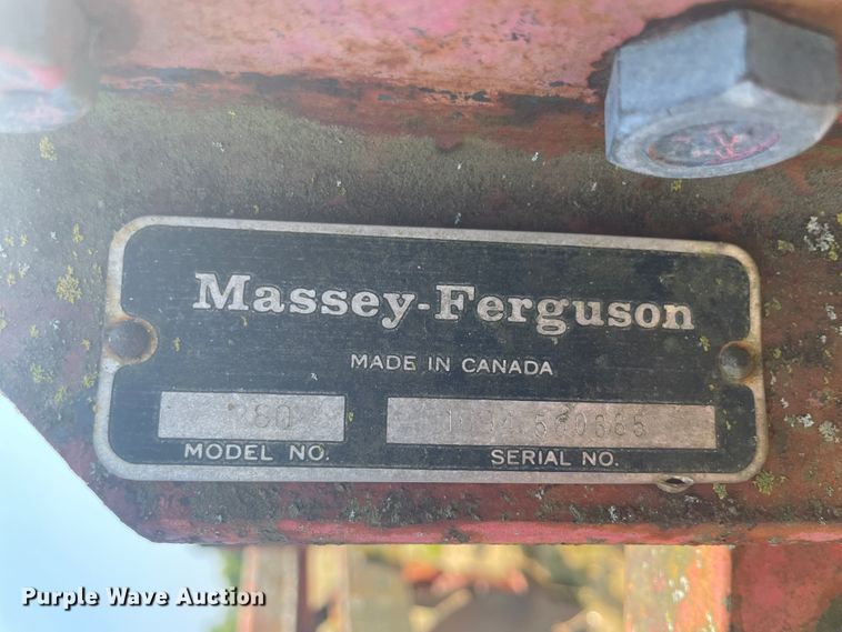 image for item KK9578 Massey Ferguson 880  seven bottom plow