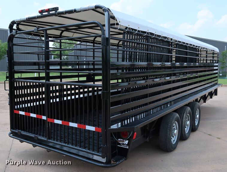 image for item KQ9830 2016 Cm Trailers CMS9440-2800370  livestock trailer