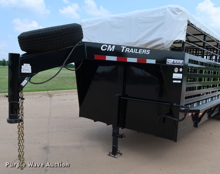 image for item KQ9830 2016 Cm Trailers CMS9440-2800370  livestock trailer