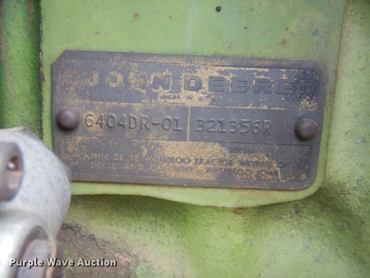 image for item DK8065 1972 John Deere 4020  tractor